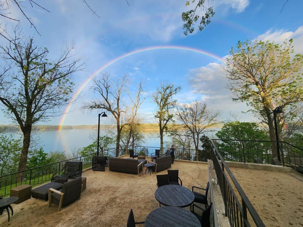 Rowena View Cafe at Lake Cumberland State Resort Parks view is breathtaking over Lake Cumberland