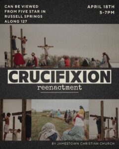 Crucifixion Reenactment. Easter